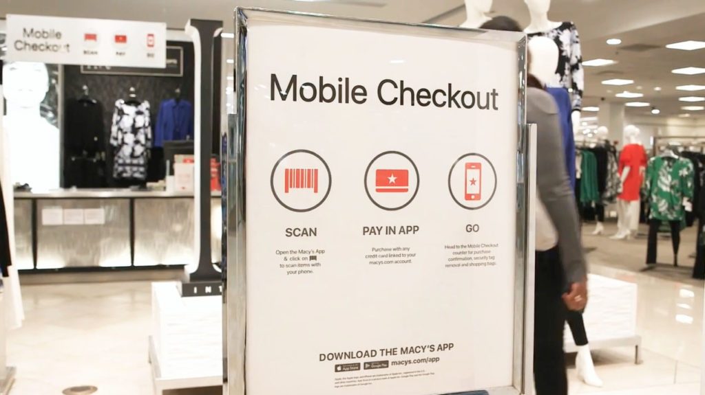 Macy's mobile checkout